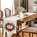 Festive Holly Berry Bow Table Runner by Ljojo