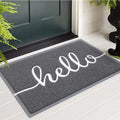 Ljojo Low Profile Welcome Mat - Indoor & Outdoor Non-Slip Door Mat