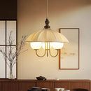 Wabi-Sabi Style Fabric E27 Pendant Lights for Medieval Retro Magic Beans Decor by Ljojo