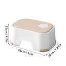 Ljojo Kids Non-Slip Step Stool Ottoman for Safe Potty Training & Living Room