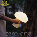 Danish Ins Mushroom Table Lamp with Touch Dimming, LED Medieval Cream Desk Lights for Living Room by Ljojo