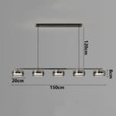 Nordic Glass LED Pendant Light for Living Dining Room Kitchen Chandelier by Ljojo