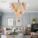Crystal Light Chandelier - Postmodern Art Pendant Light for Living Room, Bedroom & Dining Room