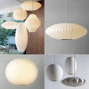 Designer Silk Pendant Lamp: Elegant Living Room Lighting by Ljojo
