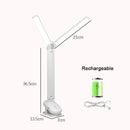 Ljojo LED Clip Table Lamp Dimmable Eye Protection Touch Control for Bedroom Study Office