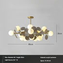 Nordic Colorful Living Room Chandelier Magic Bean Designer Modern Simple Light Luxury Ljojo