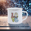 Easter Rabbit Car Enamel Mug Set by Ljojo