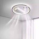 LED Ceiling Fan Chandelier for Modern Home Decor | Invisible Bladeless Design by Ljojo