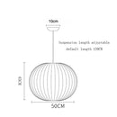 Designer Silk Pendant Lamp: Elegant Living Room Lighting by Ljojo