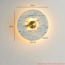 Ljojo Marble LED Wall Light: Modern Nordic Bedroom Lamp for Living Room & Bathroom