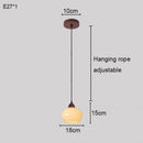 Ljojo Medieval Style Bedroom Chandelier Retro Pendant Lighting