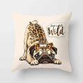 Cute Pug Bulldog Pillowcase for Living Room Decor - Ljojo Home Decor