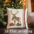 Christmas Pillow Covers Set for Sofa, Bedroom, Car - Ljojo Brand