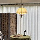 French Retro Cloth Pattern Medieval Chandeliers by Ljojo - Bedroom & Dining Room Decor Fixtures