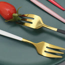 Ljojo 30-Piece Stainless Steel Cutlery Set for Kitchen Tableware