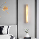 High-End Full-Copper Marble Wall Lamp for Living Room by Ljojo