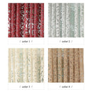Ljojo Luxury Floral Jacquard Tulle Eyelet Curtains - European Style for Living Room