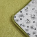 Coral Velvet Modern Living Room Rug Blue Soft Nursery Play Mat