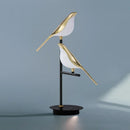 Scandinavian Designer LED Floor Lamp with Bird Illumination Table Desk Light for Bedroom Living Room by Ljojo