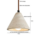Ljojo LED Pendant Light Fixture Japanese Style Hanging Lamp for Home Decor.