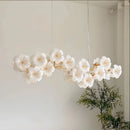 Modern Round LED Pendant Light for Living Room | Ljojo Flower Chandelier Hanging Fixture