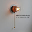 Ljojo Walnut Wood Retro LED Wall Lamp Stylish & Energy Efficient Lighting for Foyer Bedrooms