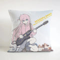 Ljojo 45x45 Decorative Pillowcases for Sofa Pillows - Bocchi Rock Theme