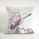 Ljojo 45x45 Decorative Pillowcases for Sofa Pillows - Bocchi Rock Theme