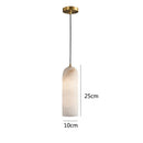 Cylindrical Natural Marble Wall Sconce for The Master Bedroom by Ljojo - Elegant Lighting Fixture for Dining Room & Kitchen