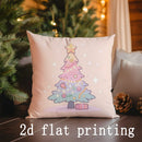 Ljojo Merry Christmas Pillows with Festive Designs for Sofa, Bedroom, Car