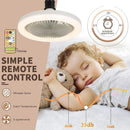 Ljojo 3-in-1 Ceiling Fan Light with Remote Control for Home, AC85-265V