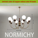 Ljojo Minimalist French Style Chandelier for Living Room Master Bedroom Lighting Fixtures