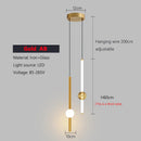 Ljojo Long Line Black/Gold Pendant Light for Bedroom and Living Room Wall Decor