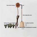 Ljojo LED Wall Lamp Pull Chain Switch Nordic Modern Stair Light