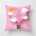 Ljojo Love Heart Cushion Cover for Living Room Sofa Valentine's Day Home Decor