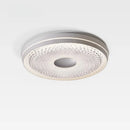 Ljojo 50CM Crystal Acrylic LED Ceiling Light for Living Room, Dimmable Bedroom Lamp