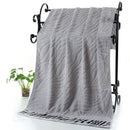 Ljojo Luxury Embroidered Bamboo Bath Towel Set - Green/Coffee/Cream - Personalized