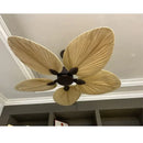 52-Inch Palm Leaf Ceiling Fan Remote Control for Living Room by Ljojo