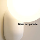 Ljojo Minimalist LED Bedside Wall Lamp Modern Simple Living Room Black White Sconces
