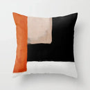 Ljojo Minimal Line Abstract Sun Pattern Plush Pillow Case