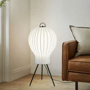 Wabi Sabi Style Japanese Silk Floor Lamp for Living Room by Ljojo