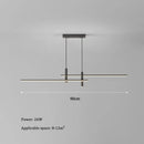 Ljojo LED Strip Pendant Lamp for Kitchen, Dining Room, Bedroom - Home Decor Chandelier