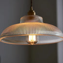 Nordic Striped Glass Dining Table Hanging Lamp Multi-Functional Light Ljojo