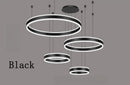 Modern Ring LED Chandelier Pendant Lamp Indoor Hanging Fixture for Home Decor by Ljojo