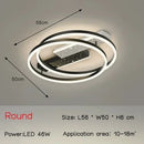 Ljojo Modern Minimalism Dimmable Led Ceiling Lights for Living Dining Room Bedroom Home Decor