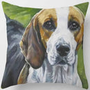 Cute Dog Pattern Square Pillow Covers For Home Decor by Ljojo
