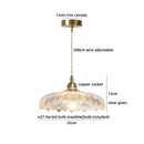 Ljojo Lotus Leaf Flower Glass Pendant Lamp - Nordic Modern Hanging Lights