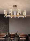 Ljojo Luxe Bubble Crystal Chandelier - Elegant Room Decor Lighting