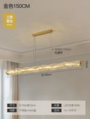 Ljojo Luxury Crystal Chandelier: Modern High-end Dining Table Light Fixture