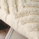 Bohemian Tufted Pillow Cover with Moroccan Embroidery by Ljojo